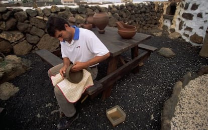 Alfarería tradicional en Fuerteventura.