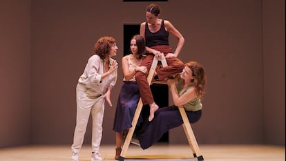 Representación de la obra 'La Trena' en el Teatro Goya de Barcelona.