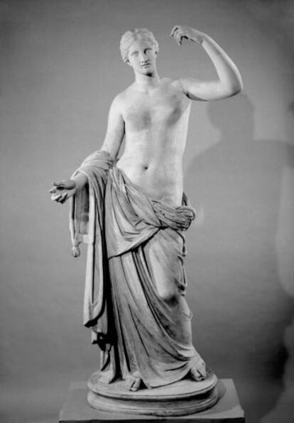 La Venus de Townley en exhibici&oacute;n en el el British Museum.