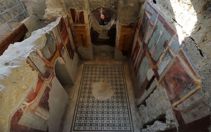 La 'domus' de Criptoporticus, una de las seis casas restauradas en Pompeya.