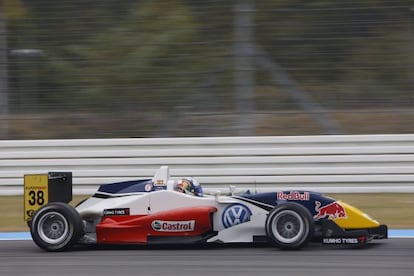 Carlos Sainz Jr. en una prueba de Fórmula 3 Euro Series