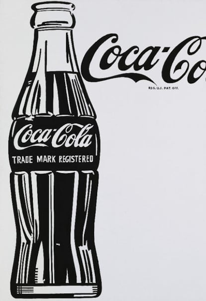 La obra <i>Coca-Cola 4</i>, de Warhol, vendida en Sotheby's por 25,7 millones de euros.