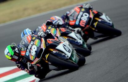 Pol Espargaró durante una sesión de entrenamientos libres en Mugello.