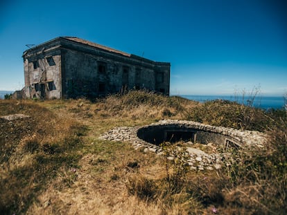 Vista del antiguo observatorio meteorológico de Monteventoso, en Ferrol (A Coruña).