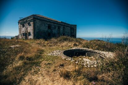 Vista del antiguo observatorio meteorológico de Monteventoso, en Ferrol (A Coruña).