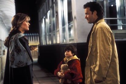 Meg Ryan, Ross Malinger y Tom Hanks, en 'Algo para recordar' (1993).