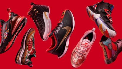 Algunos de los nuevos modelos de Nike por el Año Nuevo Chino.