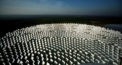 Usina solar de Abengoa, em Sanlúcar la Mayor (Sevilha).