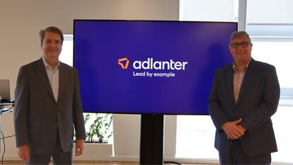 Alejandro Martínez, presidente de Adlanter, y José Luis Rivas, director general.