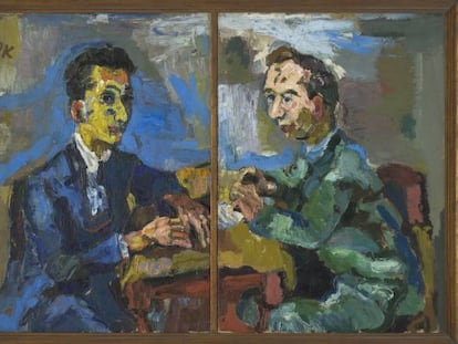 &#039;Doble retrato de Georg Heise y Hans Mardersteig&#039;. 
