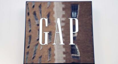 Un logo de Gap en un establecimiento de Washington.