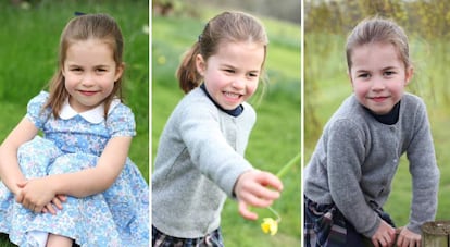 Carlota de Cambridge, a los 4 años.