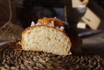 Roscón de Reyes de La Miguiña, de la repostera Clara Villalón.