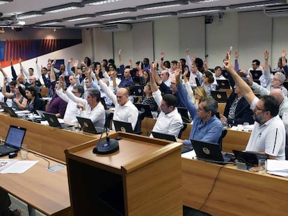 Votação do Conselho Universitário.