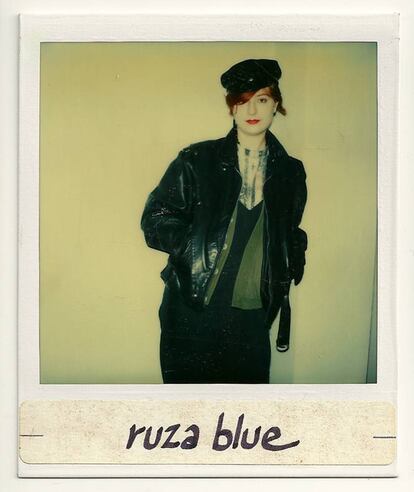 Ruza Blue en Danceteria, en 1984.Fotografía de Rhonda Paster.