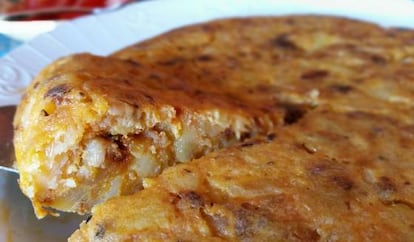 Tortilla de patata y Calabizo