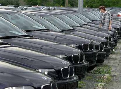 Una serie de vehículos de alta gama de BMW.