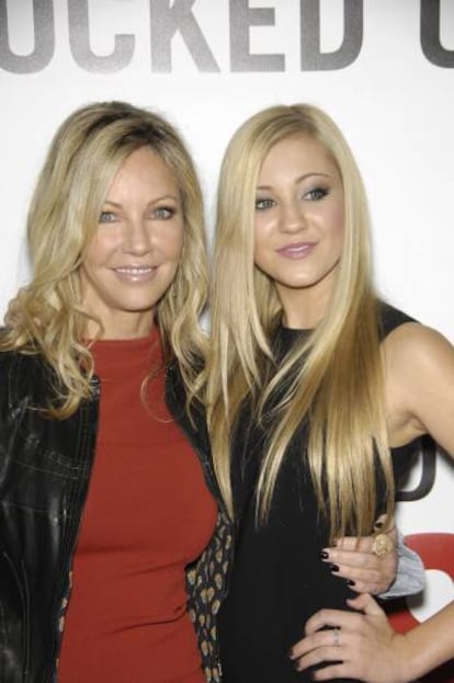 Heather Locklear y su hija Ava Sambora, en diciembre de 2012.