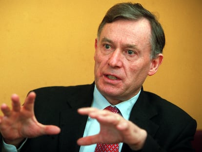 Horst Köhler, en 2003, cuando era director general del Fondo Monetario Internacional.