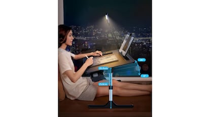 Esta es la mejor mesa portátil para el ordenador que se puede comprar en Amazon