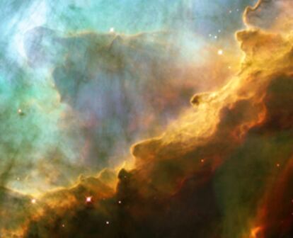 Imagen de la de <i>nebulosa de Omega</i>, en la constelación de Sagitario