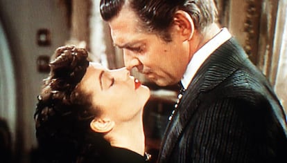 Escena de "Lo que el viento se llevó".