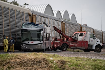 El autobús afectado, pertenecía a la línea Herradura de Plata y se dirigía a Ciudad de México.