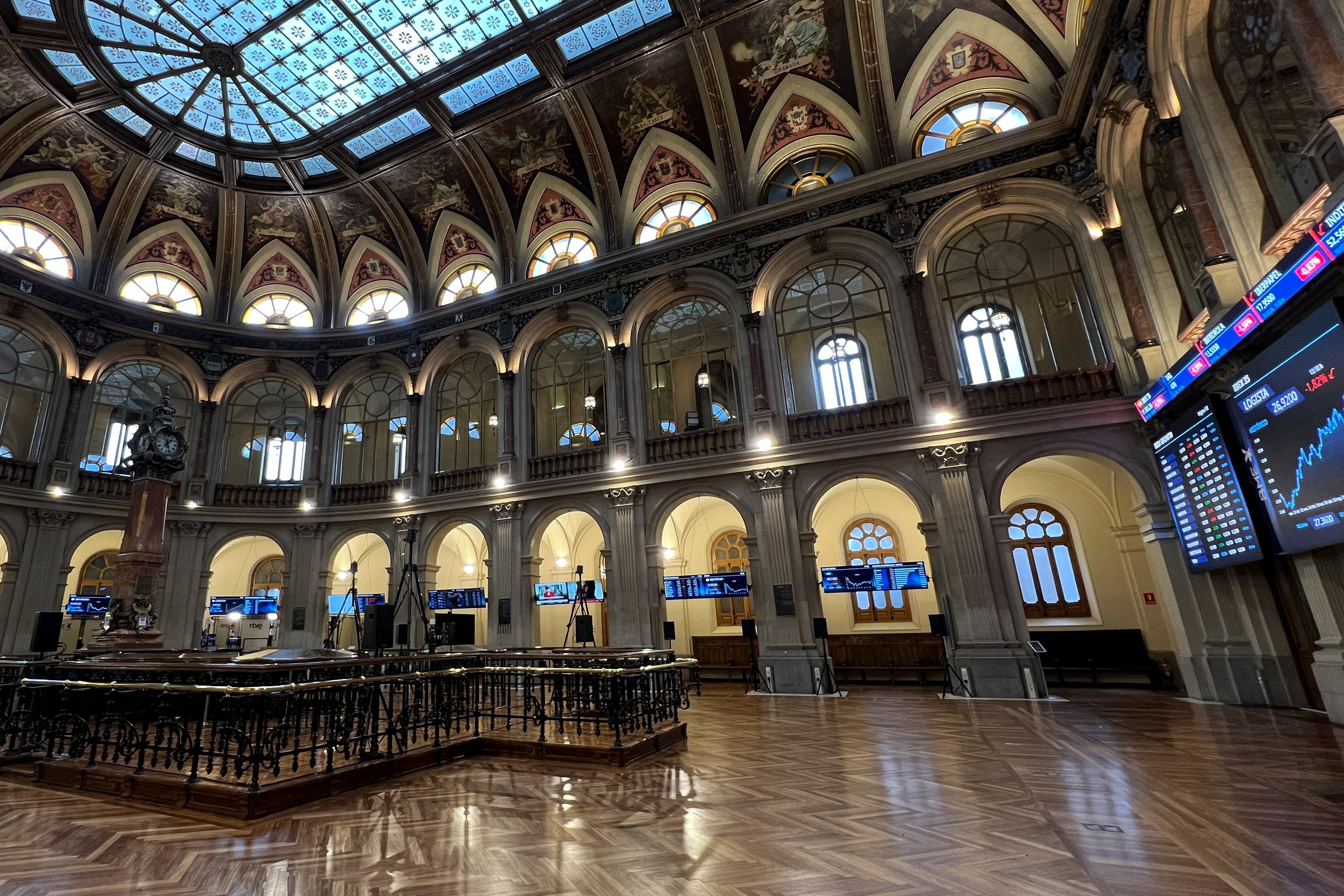 Vista de la Bolsa de Madrid.