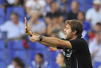 Pochettino, en un partido con el Espanyol.