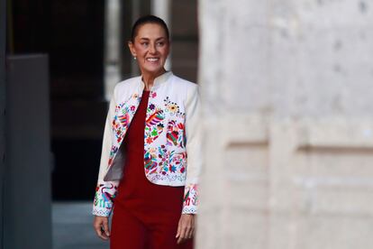 Claudia Sheinbaum Pardo en el Palacio Nacional, en Ciudad de México, el noviembre 2024.