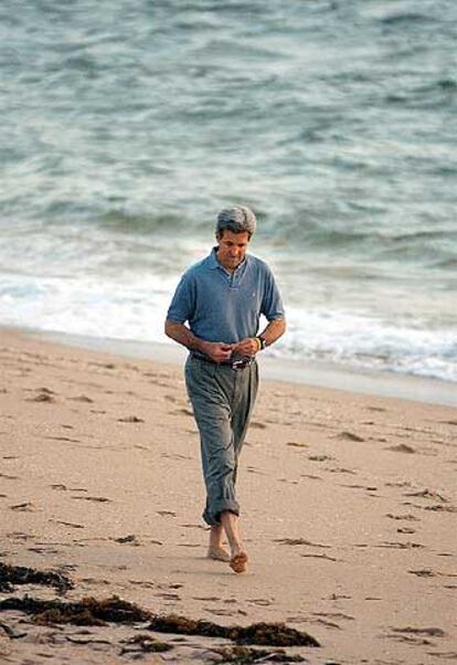 Kerry, en una playa.