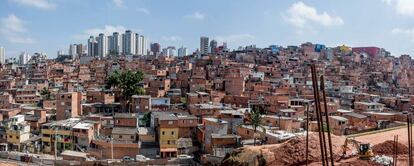 Paraisópolis, una de las mayores favelas de São Paulo, con 75.000 habitantes.