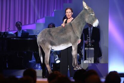 Susi Sánchez, durant la gala dels premis Max.