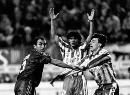 Abelardo, Caminero y Prodan en la Copa.