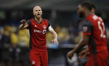 Bradley, del Toronto, durante el partido contra el América.