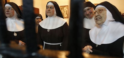 Monjas del monasterio de Nuestra Se&ntilde;ora de la Cruz, en Cubas de la Sagra, en Madrid.