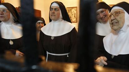 Monjas del monasterio de Nuestra Se&ntilde;ora de la Cruz, en Cubas de la Sagra, en Madrid.