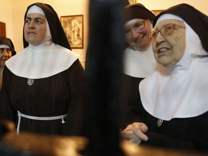 Monjas del monasterio de Nuestra Se&ntilde;ora de la Cruz, en Cubas de la Sagra, en Madrid.