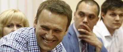 Alexei Navalni, segundo en las elecciones municipales de Moscú.