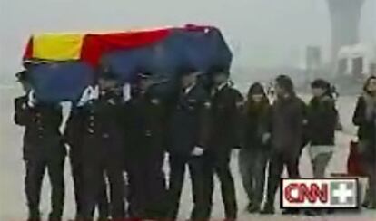 Homenaje a Rosa Crespo en la base de Torrejón.