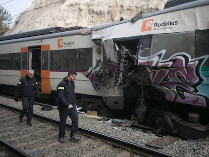 El accidente de tren entre Manresa y Sant Vicenç de Castellet, en imágenes