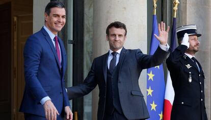 Pedro Sanchez y Emmanuel Macron