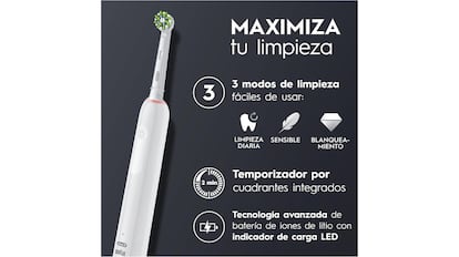Este cepillo de dientes eléctrico de Oral-B​ es el más vendido y está rebajado al 59% de descuento por Black Friday.