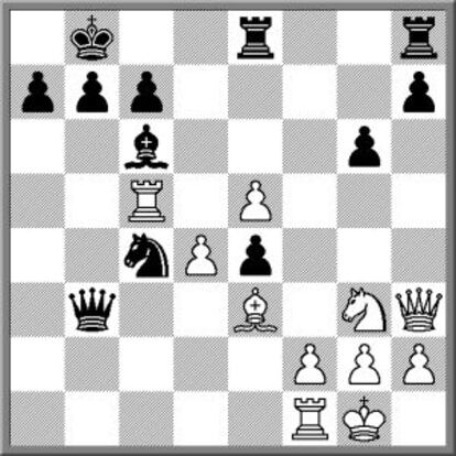 Posición tras 22 …Cxc4