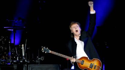 Paul McCartney durante un concierto en octubre de 2016.