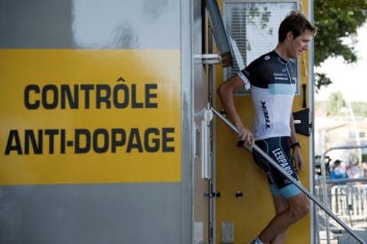 Andy Schleck, corredor del Leopard-Trek.