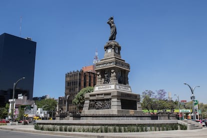 Monumento a Cuauhtmoc en Ciudad de Mxico.