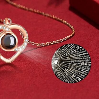 Colgante con brillantes