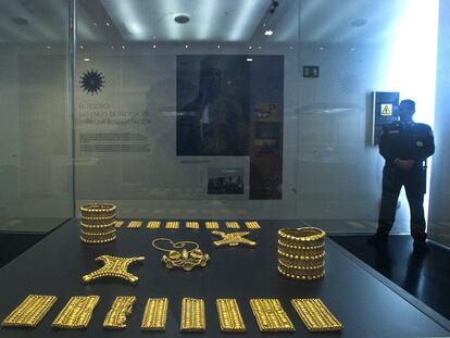 El Tesoro del Carambolo se expone ya de forma permanente en Sevilla