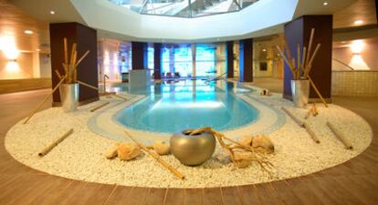 'Spa' del hotel Ar Diamante Beach, en Calpe (Alicante).